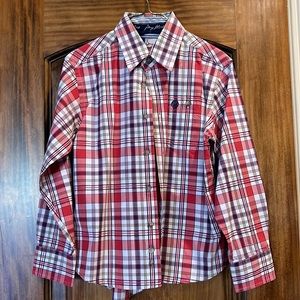 Boys Button Up Long Sleeve Shirt
